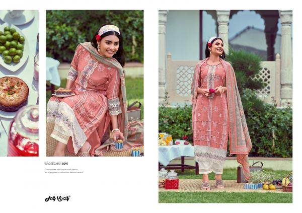 Jay Vijay New And Now Vol 9 Bageecha Silk Designer Salwar Suits Collection